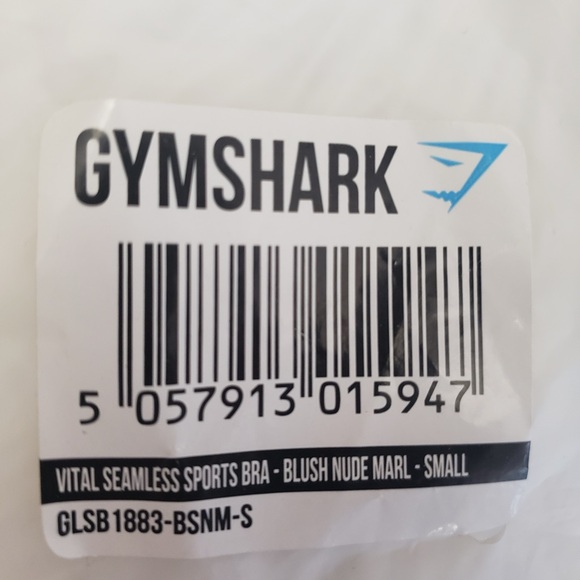 GYMSHARK Vital Seamless small pink sports bra new with tags - Picture 3 of 4